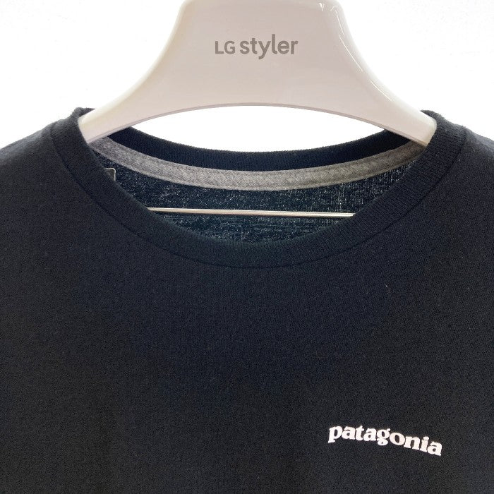 Patagonia パタゴニア 38518 P-6 レスポンシビリティー ロンT ブラック sizeM 瑞穂店