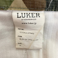 LUKER BY NEIGHBORHOOD ルーカー バイ ネイバーフッド パンツ DPMカモ ミリタリー カーゴショーツ クロップドパンツ BUSH SP DPM CN-ST 迷彩 ハーフパンツ カーキ sizeM瑞穂店