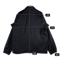 niko and...  ニコアンド コーチジャケット ポリエステル 無地 ON71MJ04AD BLACK size3 瑞穂店