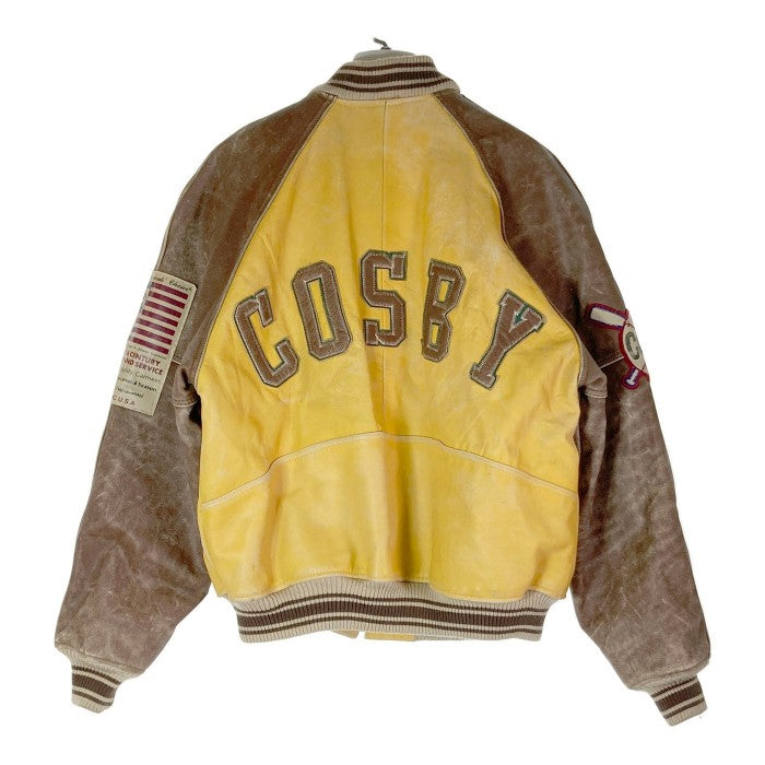 COSBY コスビー レザー ジャケット イエロー sizeM 瑞穂店