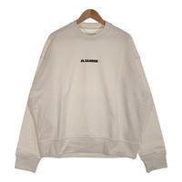 JIL SANDER+ ジルサンダープラス 21AW Printed Logo Sweat Crewneck ロゴプリント スウェットクルーネックトレーナー ホワイト JPUT707532 MT248608 Size M 福生店