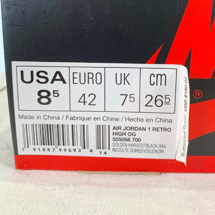 AIR JORDAN 1 RETRO HIGH OG エアジョーダン1レトロハイ ROOKIE OF THE YEAR ルーキーオブザイヤー 555088-700 並行品 Size 26.5cm 福生店