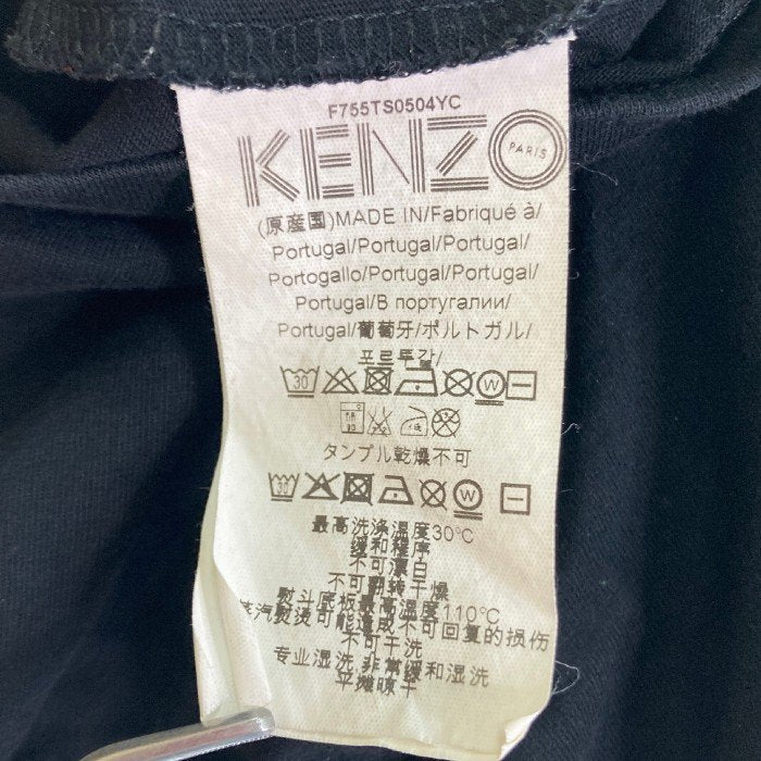 KENZO ケンゾー F755TS0504YC タイガー ビックロゴ Tシャツ ブラック sizeM 瑞穂店