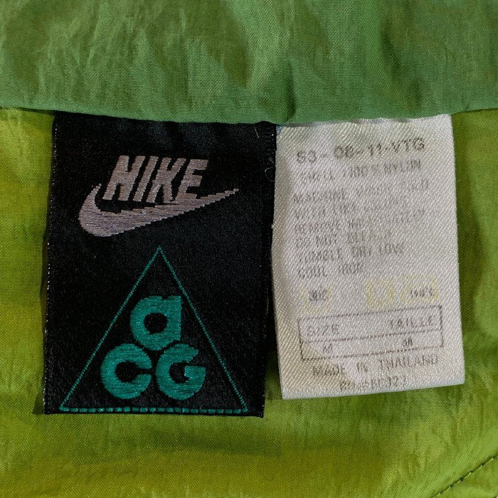 90's~ NIKE ACG ナイキ ナイロン ジップアップジャケット ブルー パープル S3-08-11-VTG Size M 福生店