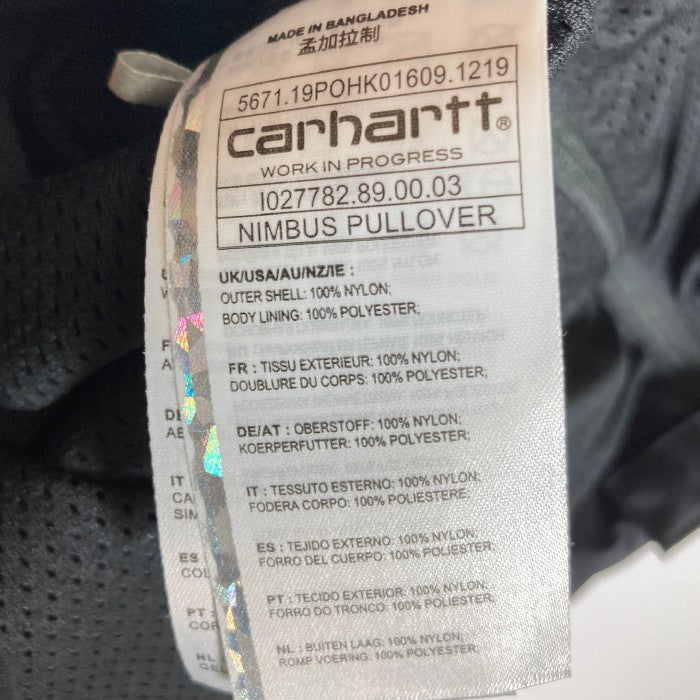 Carhartt カーハート nimbus pullover アノラック I027782 BLK ブラック sizeXS 瑞穂店