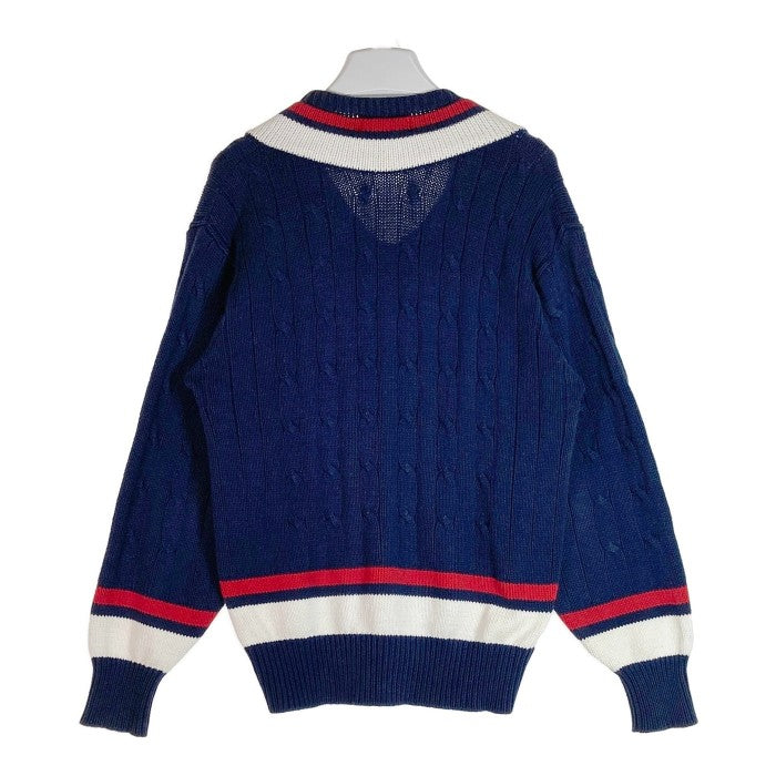 POLO Ralph Lauren ポロ ラルフローレン チルデン コットン ケーブルニット 80'S ネイビー sizeS 瑞穂店