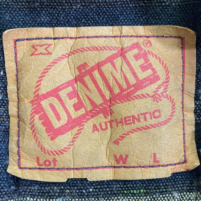 DENIME ドゥニーム  ブランケット デニムジャケット ジージャン ｇジャン ストライプ ネイビー size- 瑞穂店