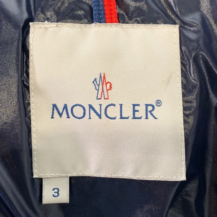 MONCLER モンクレール CHINE シーヌ ダウンジャケット ネイビー ホワイト レッド Size 3 福生店