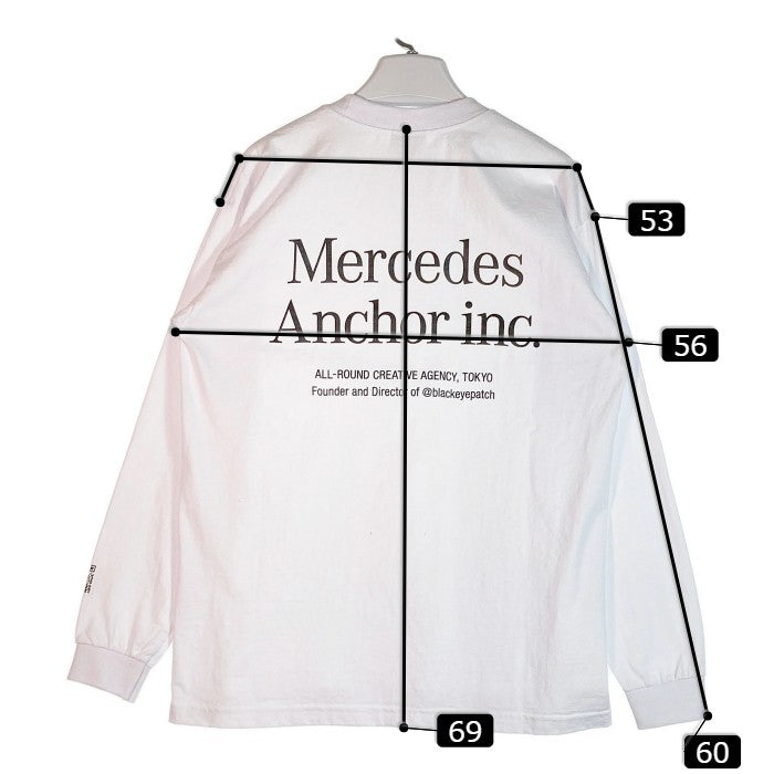 Mercedes Anchor Inc メルセデス アンカー インク L/S ロンT ロングスリーブ ホワイト sizeL 瑞穂店