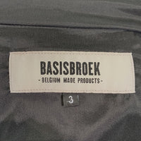 BASISBROEX バシスブルック マウンテンパーカー コットン ナイロン ブラック グレー Size 3 福生店