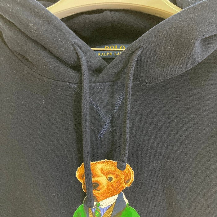 POLO RALPH LAUREN ポロラルフローレン ポロベア プリント スウェットパーカー ネイビー Size XL 瑞穂店