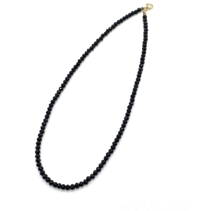 天然ブラックカルセドニー めのう ネックレス K18金具 福生店 – GolRag