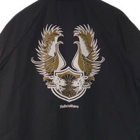 Subculture サブカルチャー 22AW TWIN EAGLE COACHES JACKET ツインイーグル コーチジャケット プリント 内ボア ブラック SCJK-A2202 Size 1 福生店