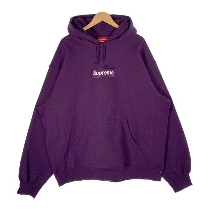 SUPREME シュプリーム 23AW Box Logo Hooded Sweatshirt ボックスロゴ スウェットパーカー ダークパープル Size XXL 福生店