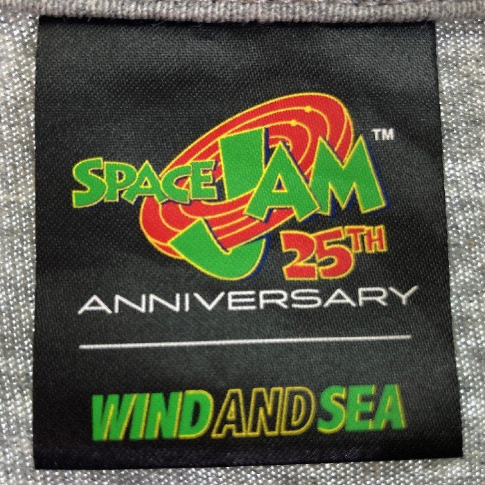 WIND AND SEA ウィンダンシー SPACE JAM スペースジャム プリントTシャツ グレー SizeXL 瑞穂店