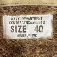 HOUSTON ヒューストン sx65913 デッキジャケット N-1 U.S.NAVY USN カーキ size40 瑞穂店