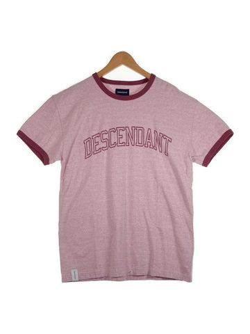 DESCENDANT ディセンダント リンガー クルーネック Tシャツ バーガンディ sizeL 瑞穂店
