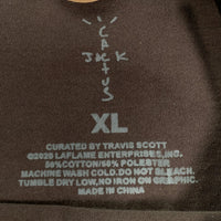 Travis Scott トラヴィススコット ASTRO WORLD 2019 LAS VEGAS プリント Tシャツ ブラウン Size XL 福生店