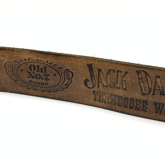 Jack Daniel's ジャックダニエル レザーベルト ブラウン オールド 福生店