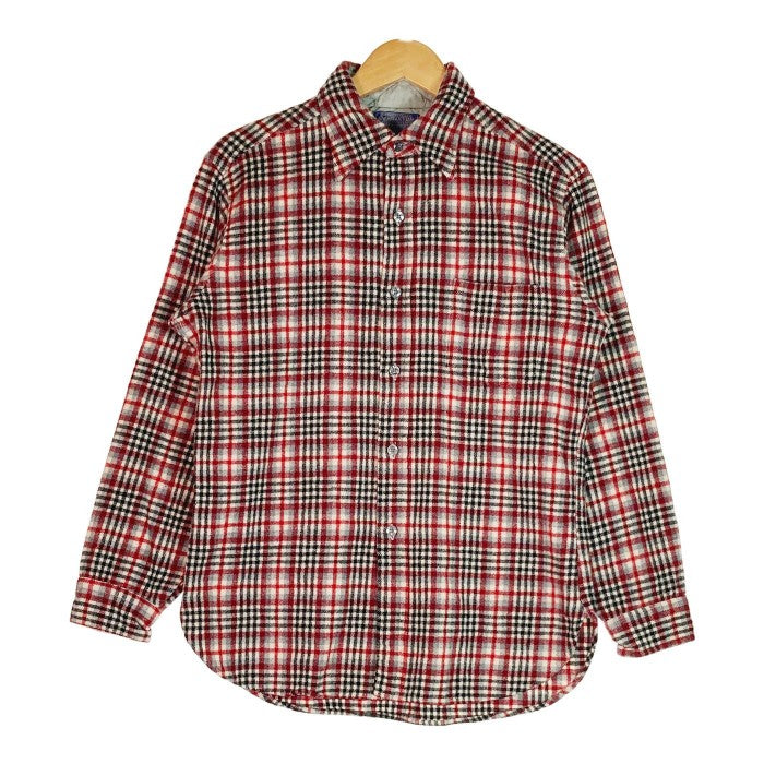 PENDLETON ペンドルトン 70's USA製 VINTAGE WOOL SHIRT ウールシャツ 赤 sizeL 瑞穂店