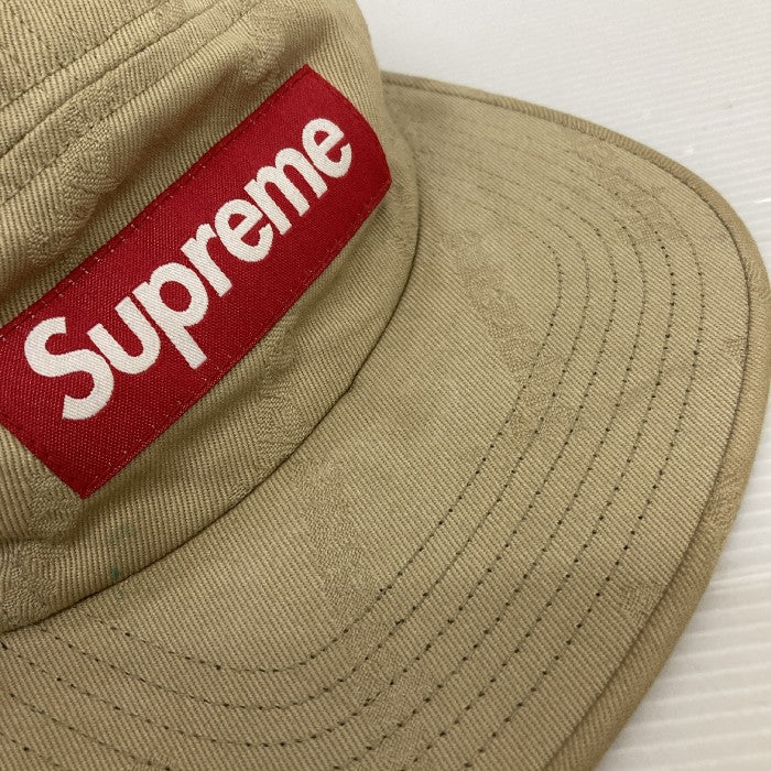 SUPREME シュプリーム 19AW JACQUARD LOGOS TWILL CAMP CAP ロゴキャンプキャップ ベージュ 瑞穂店