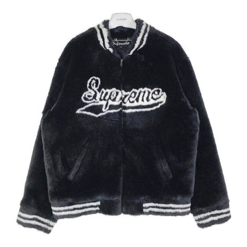 SUPREME シュプリーム 20SS Faux Fur Varsity Jacket フェイクファー バーシティ ジャケット ブラック sizeXL 瑞穂店