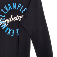 EXAMPLE エグザンプル GBTG CIRCLE LOGO ZIP HOODIE サークルロゴ ジップアップ スウェットパーカー ブラック Size XL 福生店