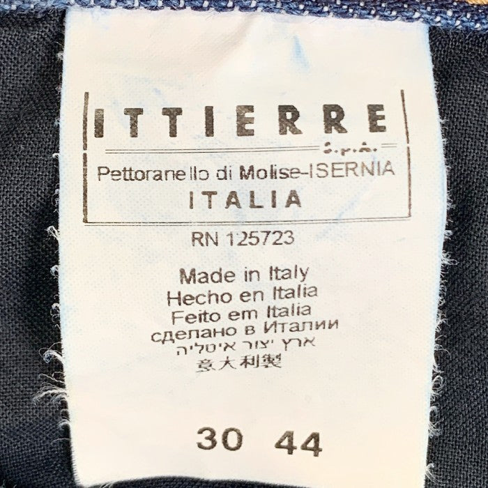 PIERRE BALMAN ピエールバルマン ダメージ USED加工 サイドレースアップ バイカージーンズ インディゴ Size 30 福生店