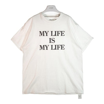FORTY PERCENT AGAINST RIGHTS フォーティーパーセントアゲインストライツ MY LIFE  TEE Tシャツ ホワイト sizeXL 瑞穂店