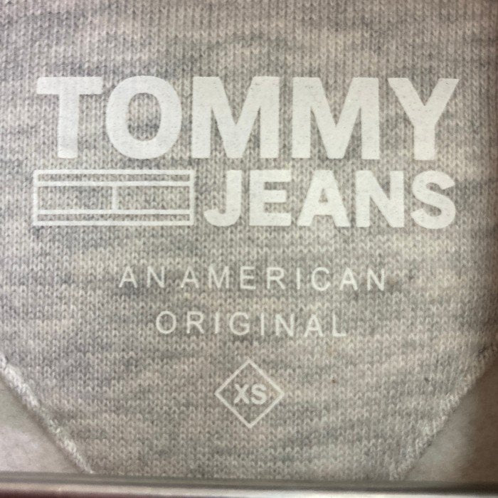 TOMMY JENES トミージーンズ パーカーワンピース 刺繍 星条旗 ライトグレー sizeXS 瑞穂店