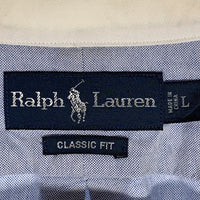 Ralph Lauren ラルフローレン CLASSIC FIT ボタンダウン シャンブレーシャツ 刺繡 Size L 福生店