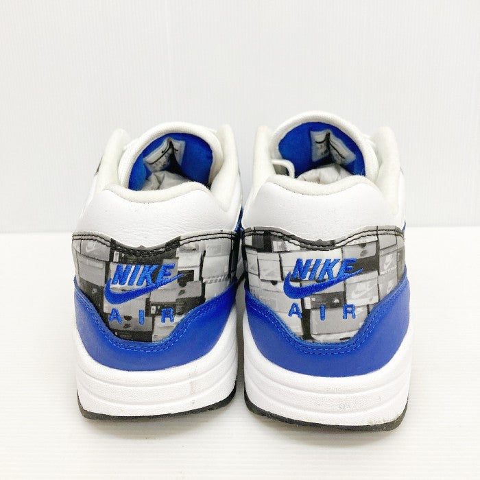 NIKE×atmos ナイキ×アトモス AIR MAX 1 PRNT エアマックス1 プリント AQ0927-100 ブルー size27.5cm 瑞穂店