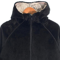 MINOTAUR ミノトール THERMAL STORAGE HOODED リバーシブル ジップアップパーカー ブラック ナイロン フリース Size L 福生店