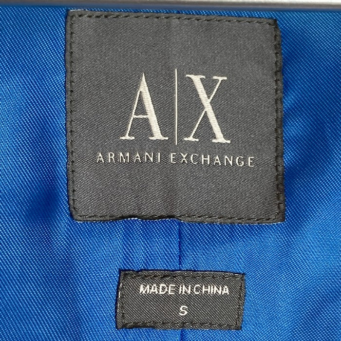 ARMANI EXCHANGE アルマーニエクスチェンジ ウールジャケット ブラック sizeS 瑞穂店