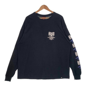 Hide&Seek ハイドアンドシーク BOUNTY HUNTER バウンティハンター HS×BH L/S Tee プリント ロングスリーブTシャツ ブラック Size XXL 福生店