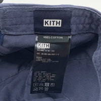 KITH キス 6パネル キャップ 帽子 ネイビー 福生店