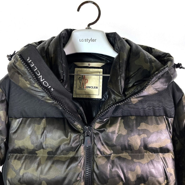 MONCLER モンクレール GRENOBLE KANDER グルノーブル カンダー ダウン ジャケット A2-097-41853-85-57623 カモフラ カーキ size0 瑞穂店