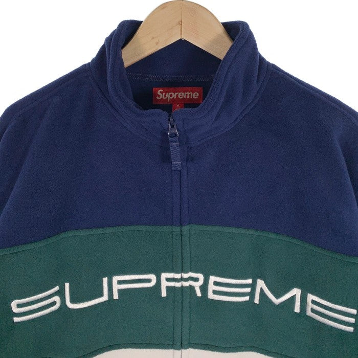 SUPREME シュプリーム 23AW Polartec Zip Jacket ポーラテック ジップアップ ジャケット ネイビー Size XL 福生店