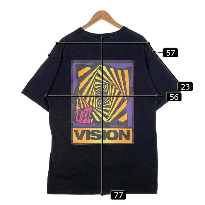 WIND AND SEA ウィンダンシー VISION ヴィジョン プリント Tシャツ ブラック WDS-C-VISN-23-Q4-CS-05 Size XL 福生店