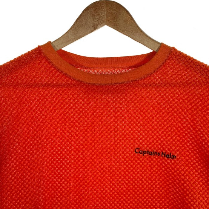 CAPTAINS HELM キャプテンズヘルム DOUBLE RUSSELL WARM LS TEE ダブルラッセルウォーム ロングスリーブTシャツ オレンジ Size L 福生店
