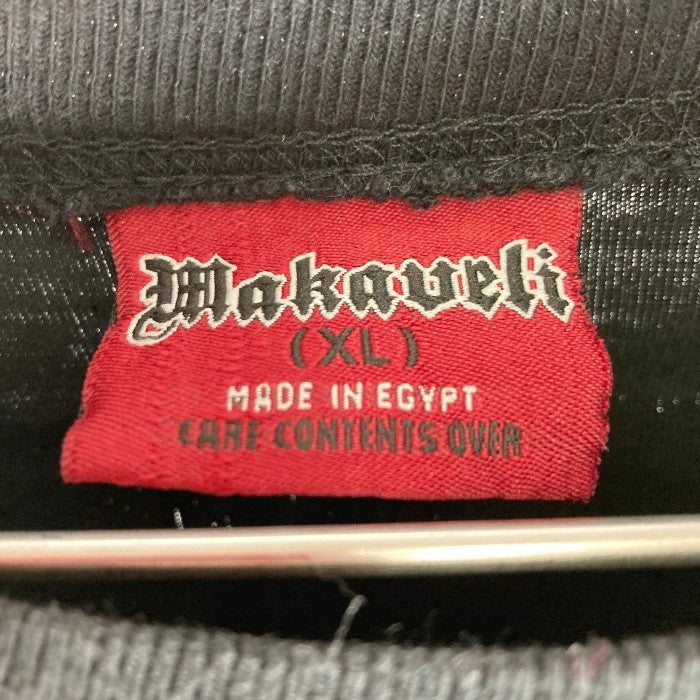 MAKAVELI BRANDED マキャヴェリブランド hiphop 2PAC プリント Tシャツ ブラック sizeXL 瑞穂店