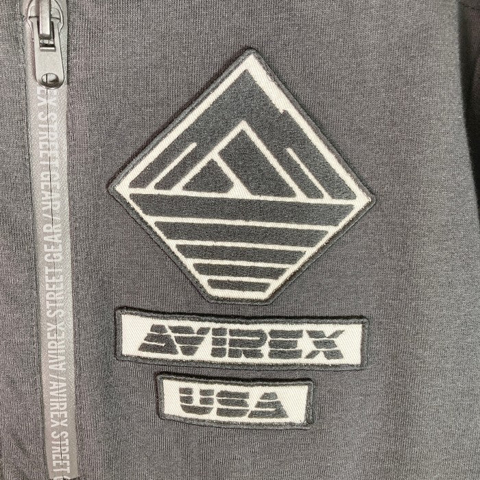 AVIREX アヴィレックス STREET GEAR ZIPパーカー ブラック sizeM 瑞穂店