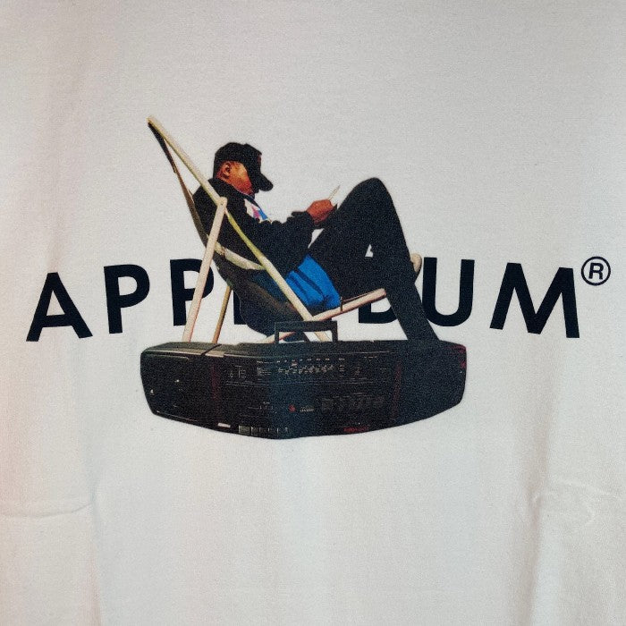 APPLEBUM アップルバム MEGA BASS 2111137 Tシャツ ホワイト sizeXL 瑞穂店