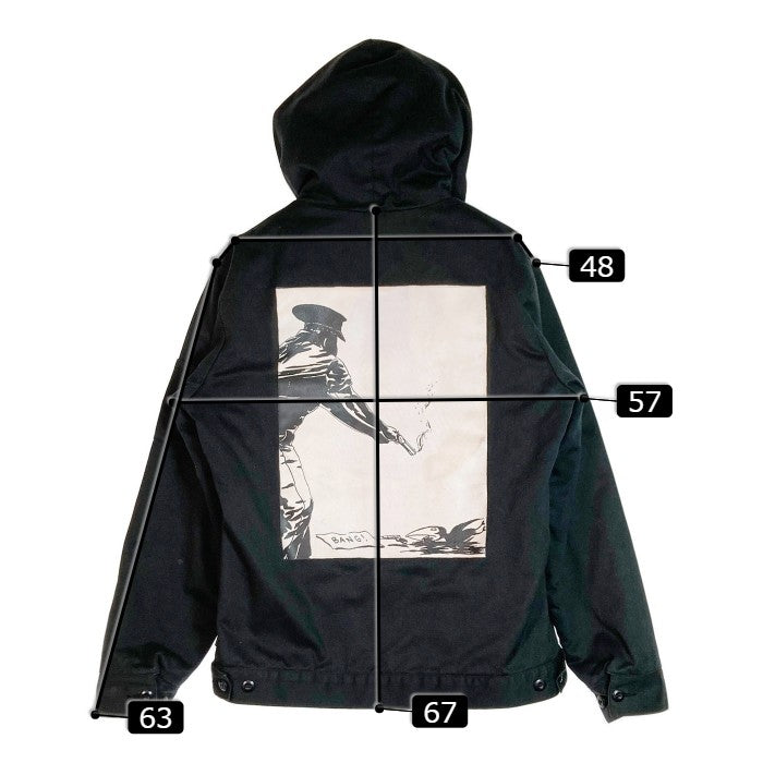 SUPREME シュプリーム 2014AW Raymond Pettibon Hooded Work Jacket ブラック sizeM 瑞穂店