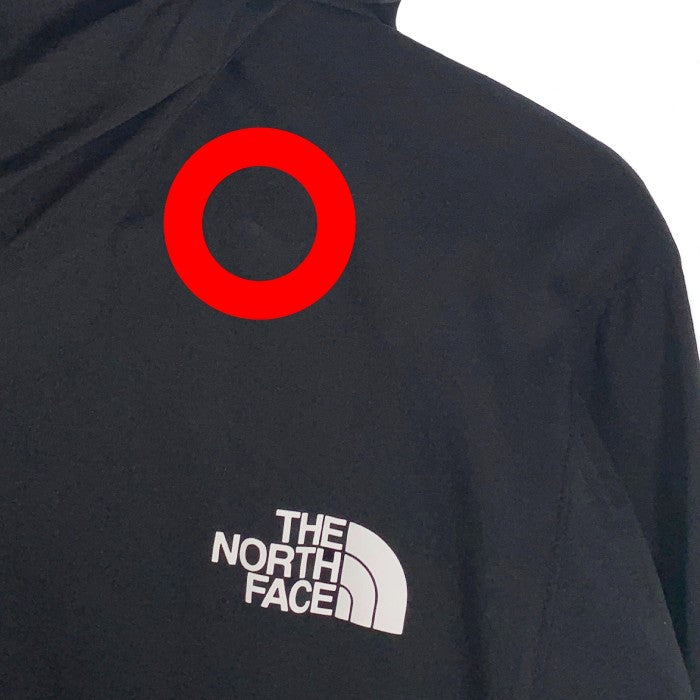 THE NORTH FACE ノースフェイス Anytime Wind Hoodie エニータイムウィンドフーディ ナイロン ジップアップパーカー ブラック NP72070 Size XL 福生店