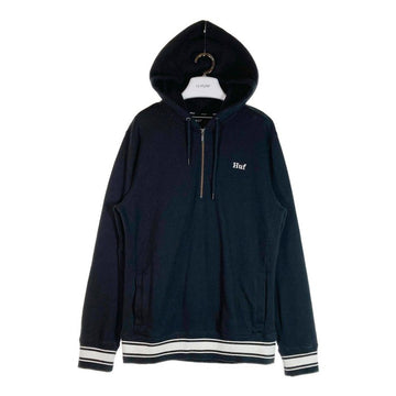 HUF ハフ ハーフジップ パーカー ブラック sizeM 瑞穂店