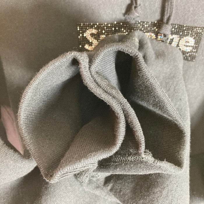 Supreme Swarovski Box Logo Hooded パーカー-