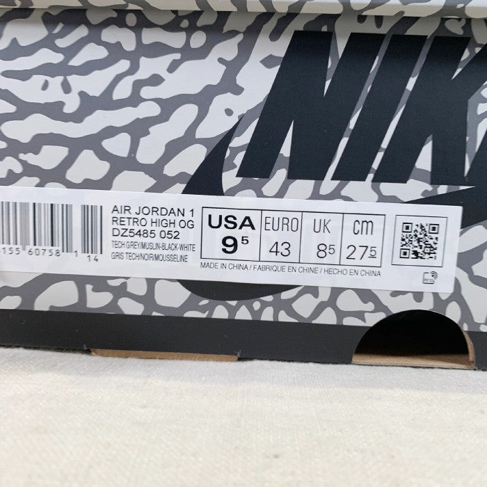 AIR JORDAN 1 RETRO HIGH OG エアジョーダン1レトロハイ ホワイトセメント DZ5485-052 Size 27.5cm 福生店