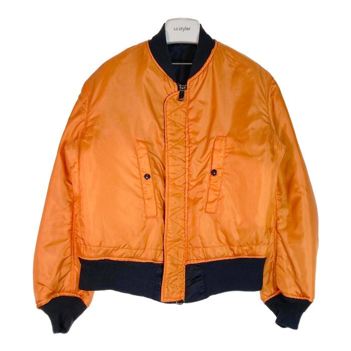 ALPHA INDUSTRIES アルファ インダストリーズ MA-1 ナイロンフライトジャケット JACKET ブルゾン USA製  615-37901 ネイビー sizeS 瑞穂店