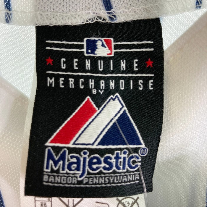 Majestic マジェスティック MLB メジャーリーグ ベースボール NEW YORK YANKEES ニューヨーク ヤンキース TANAKA 田中将大選手 19 HOME プレイヤー レプリカ ユニフォーム ホワイト sizeL 瑞穂店